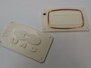 case rfid access card signs logos 3d print model - Mito3D
