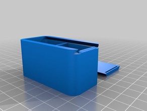 junk box sliding top containers customized 3d print model - Mito3D