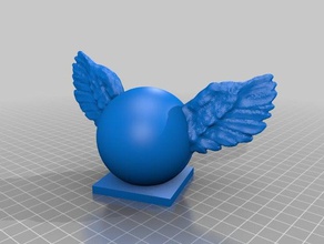 winged ball golden snitch toy game accessories harry potter wings 3d print model - Mito3D