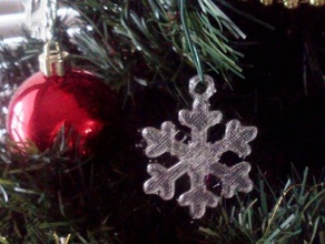 narin kar tanesi Noel süs dekor ağaç 3d print model - Mito3D