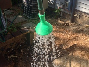 bassa pressione ugello del tubo flessibile di giardino all'aperto possibile pioggia doccia acqua 3d print model - Mito3D