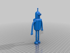 bender bendie moule ensemble cerbys robots 01 art outils futurama ogoo robot 3d print model - Mito3D