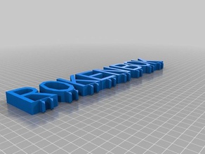 rokenbok lettres l'ingénierie rok3dchallenge 3d print model - Mito3D