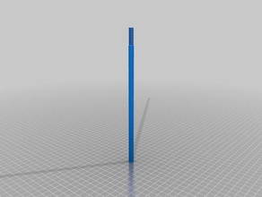 8 inch rod diy customized 3d print model - Mito3D