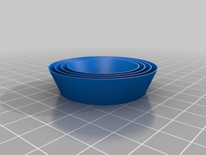 collapsing cup other customizer 3d print model - Mito3D