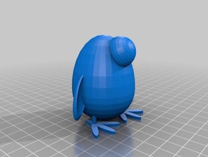 cyclops chicken 3d printing 3d print model - Mito3D