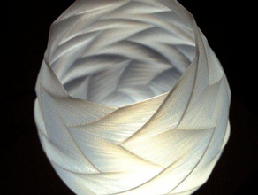 zig-zag de los floreros decoración art la copa lámpara luz malouf montana sanduchi 3d print model - Mito3D