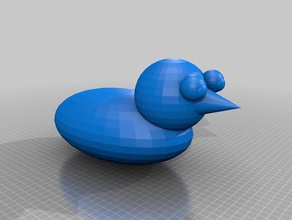 duckie 3d de l'impression tests 3d print model - Mito3D