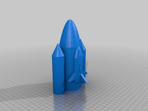 usa razzo 3d la stampa i test idee astronavi 3d print model - Mito3D