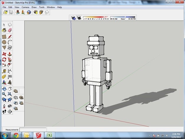 noël robot sculptures 3D print model - Mito3D