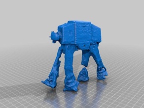 hello kitty walker exploraciones las réplicas digitalizador remix imperial star wars 3d print model - Mito3D