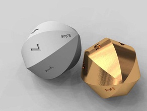 7-sided die dice 3d print model - Mito3D