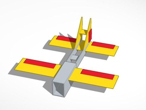 abrir fuselagem do planador rc veículos de avião 3d print model - Mito3D