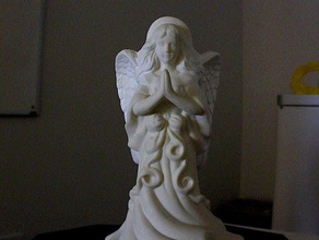 ángel escultura de escaneo art makerbotdigitizer estatua 3d print model - Mito3D