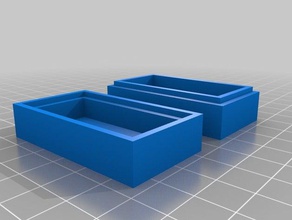 my customized custom pres fit box containers 3d print model - Mito3D