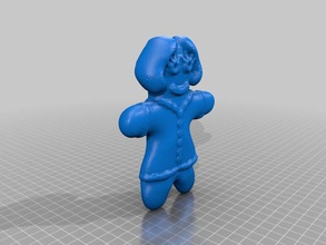 gingerbread man woman molds cerbys crawlers 05 art tools 3d print model - Mito3D
