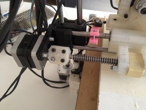 x-axis wallace 3dm1 printer parts 3d print model - Mito3D