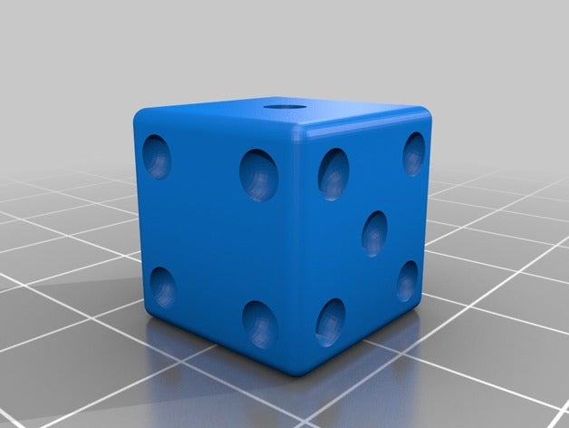 mourir 15mm dés 3D print model - Mito3D