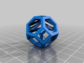 truncatedoctrahedron shell matemática a arte personalizado 3d print model - Mito3D