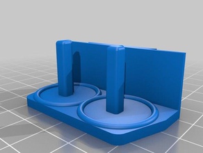 cabeça da escova titular casa de banho 3d print model - Mito3D