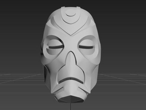 skyrim dragon priest mask props oblivion 3d print model - Mito3D