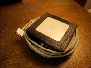 macbook cargador protector de cable la caja 3d impresión 3d print model - Mito3D
