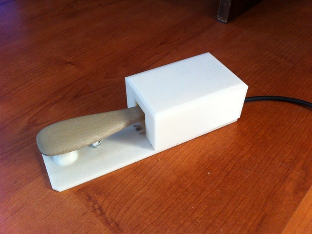 piano sustain pedal updated music 3D print model - Mito3D