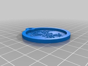 my customized keychain lithopane keychains 3d print model - Mito3D