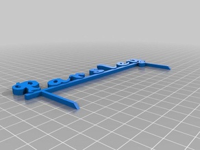 giardino segno di prezzemolo i segni loghi personalizzato 3d print model - Mito3D