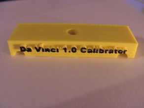 da vinci 10 calibrator 3d printer accessories davinci printed parts 3d print model - Mito3D