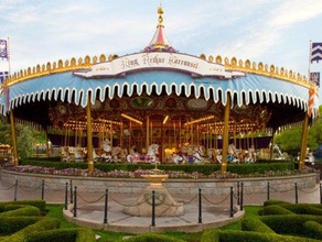 disney king arthurs carousel buildings structures circus disneyland magic kingdom merry go round 3d print model - Mito3D