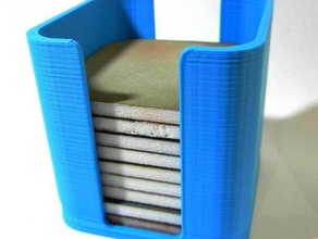 malha micro lixar pad cremalheira do armazenamento diy titular 3d print model - Mito3D