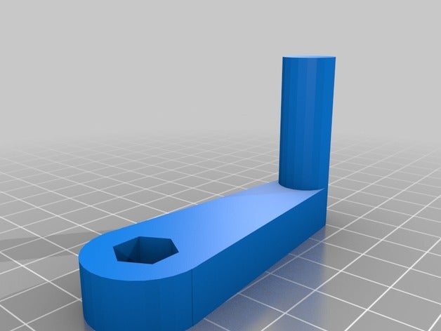 mon manivelle pièces personnalisé 3D print model - Mito3D