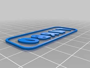 turbo des signes les logos personnalisé 3d print model - Mito3D