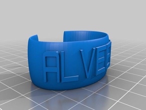 alveena bracelet bracelets customized 3d print model - Mito3D