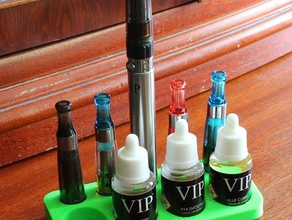 la cigarette électronique vaporisateur porte-accessoires les gadgets e-cig l'e-cigarette de 3d print model - Mito3D
