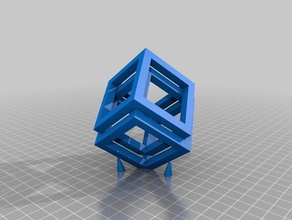 içi boş küpleri 3d baskı testler 3d print model - Mito3D