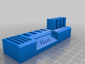 shauno stick usb cartão sd titular computador personalizado 3d print model - Mito3D