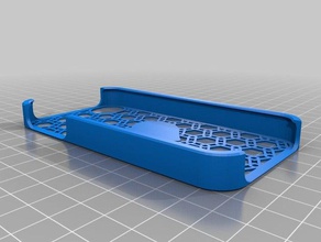coração lace caso do iphone 4 35 tolerância móveis personalizado 3d print model - Mito3D