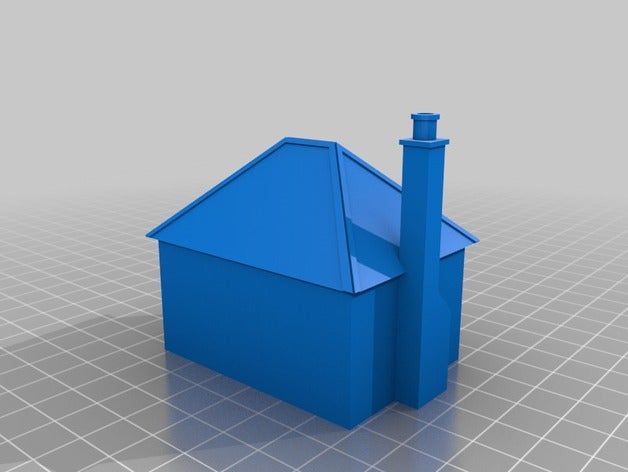 weighbridge hut 00 gauge models 00- building dacre ner railway station 3D print model - Mito3D
