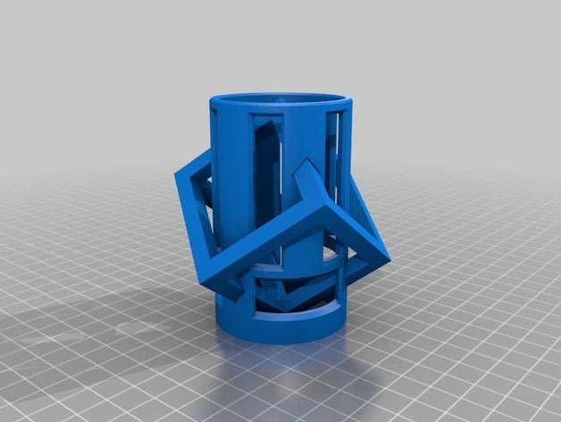 cube tube 3d printing tests cylinder 3D print model - Mito3D