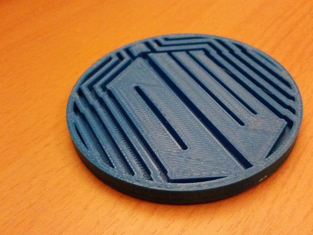 medico logo coaster casa 3D print model - Mito3D