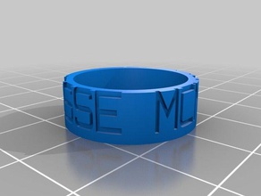 il mio personalizzato anello di jesse mcmillan anelli 3d print model - Mito3D