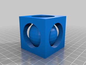 captive ball fun math art customized 3d print model - Mito3D