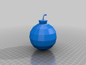 classic cartoon cannonball props bomb 3d print model - Mito3D