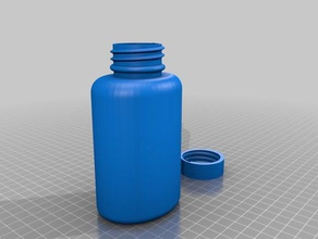 my bottle fun containers customized 3d print model - Mito3D