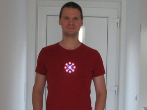 arc reactor prop led-Licht andere iron man lasercut laser-cutter - Spielzeug wearable computing 3d print model - Mito3D