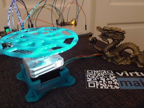 david 3d-scanner arduino tourne-disque le bricolage 3dscanner lazy susan 3d print model - Mito3D