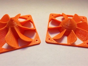 60mm fanguards cone flaps 3d printer accessories 60x60 cooling fan 3d print model - Mito3D