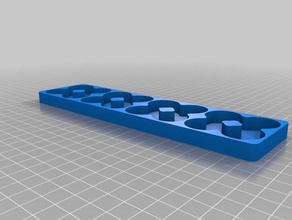mi personalizados 8x2 celda de la bandeja batería organización 3d print model - Mito3D